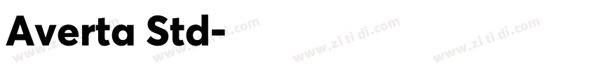 Averta Std字体转换